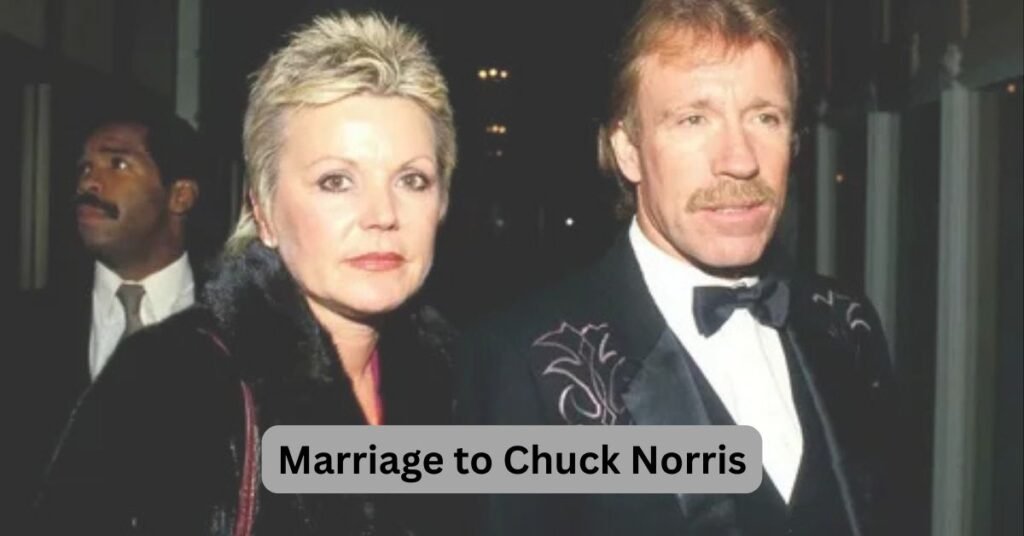 Marriage to Chuck Norris